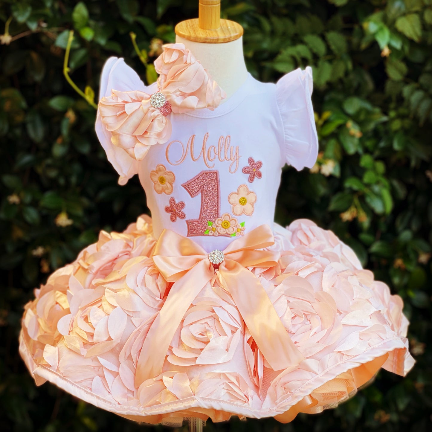Flower Birthday Outfit, Tutu