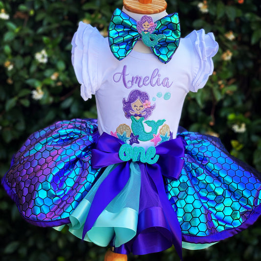 Mermaid Outfit with Bow